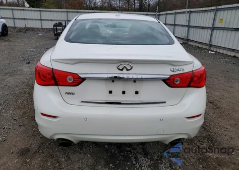 2017 Infiniti Q50 3.0T Sport z USA, uszkodzony, nr VIN JN1EV7AR9HM835485